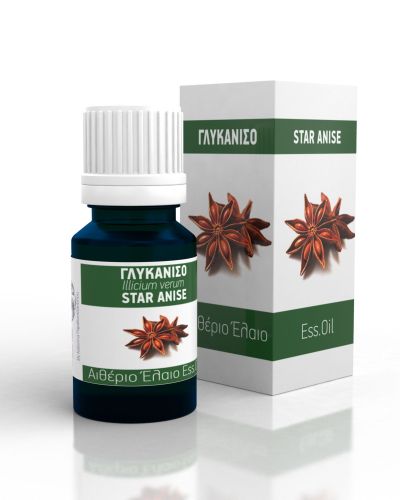 ΓΛΥΚΑΝΙΣΟ STAR ANISE /Illicium verum ΑΙΘΕΡΙΟ ΕΛΑΙΟ 10ml