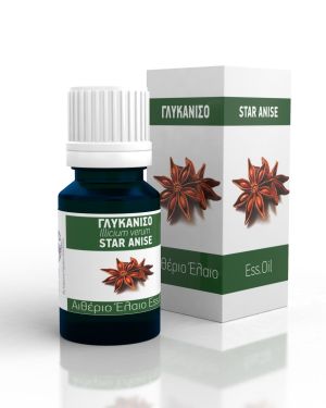 ΓΛΥΚΑΝΙΣΟ STAR ANISE /Illicium verum ΑΙΘΕΡΙΟ ΕΛΑΙΟ 10ml